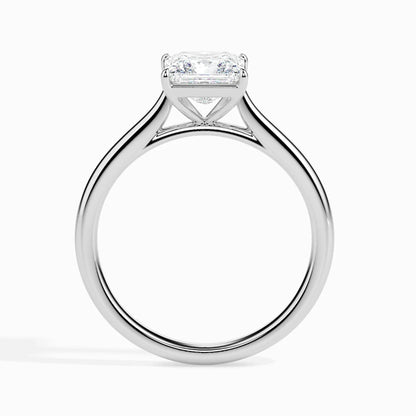 1.0 ct Princess D- VVS Lab Grown Diamond Solitaire Engagement Ring