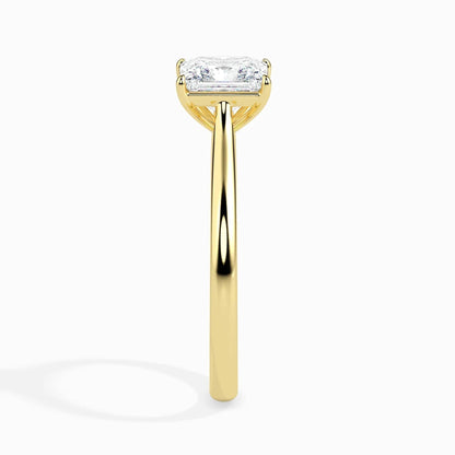 1.0 ct Princess D- VVS Lab Grown Diamond Solitaire Engagement Ring