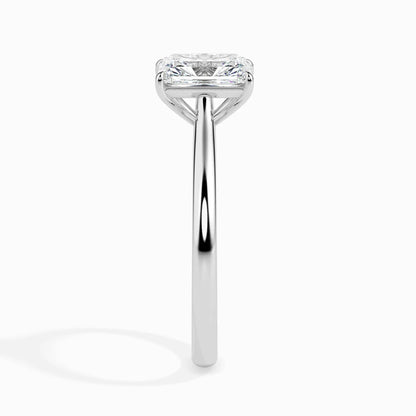 1.0 ct Radiant Cut D- VVS Lab Grown Diamond Solitaire Engagement Ring