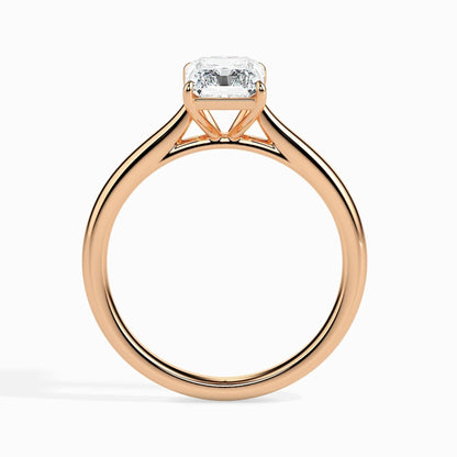 1.0 ct Radiant Cut D- VVS Lab Grown Diamond Solitaire Engagement Ring