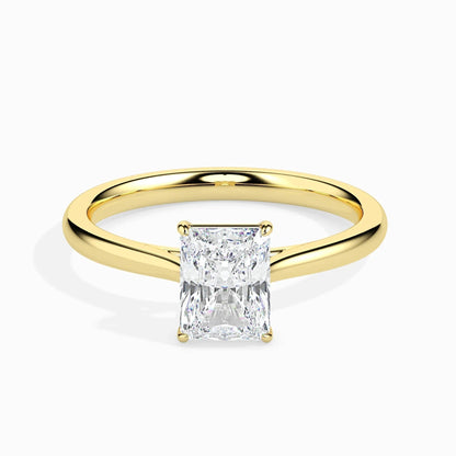 1.0 ct Radiant Cut D- VVS Lab Grown Diamond Solitaire Engagement Ring