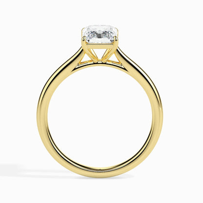 1.0 ct Radiant Cut D- VVS Lab Grown Diamond Solitaire Engagement Ring