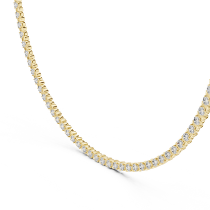 Round 1.0 CT Moissanite VVS Diamond Tennis Luxury Chain
