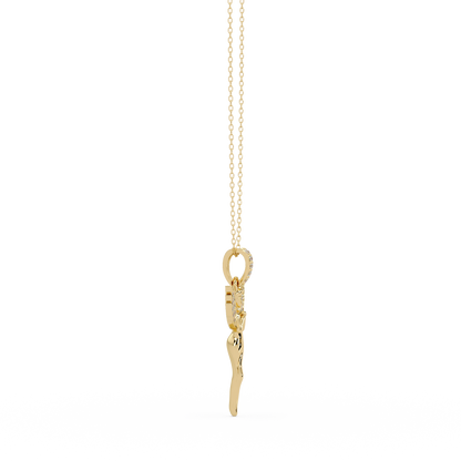 Angel Wings vvs Moissanite Diamond Pendant
