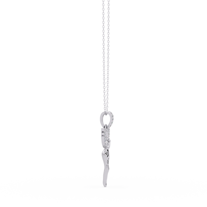 Angel Wings vvs Moissanite Diamond Pendant