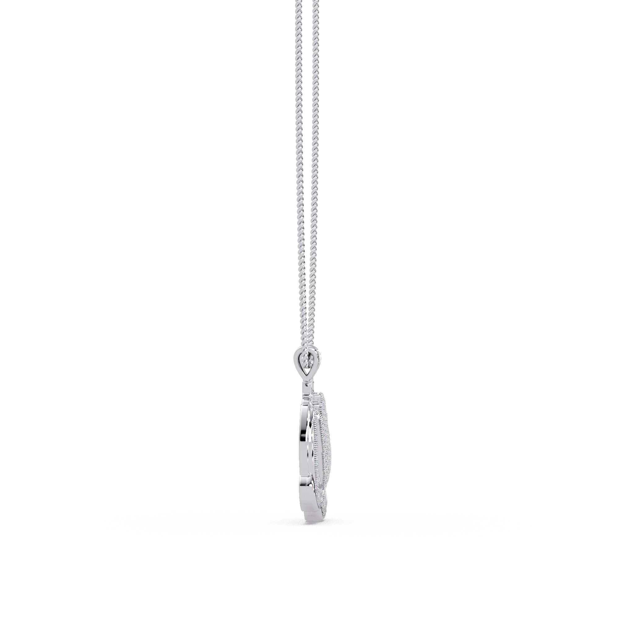 VVS Moissanite Diamond Hand Gesture Custom Design Pendant