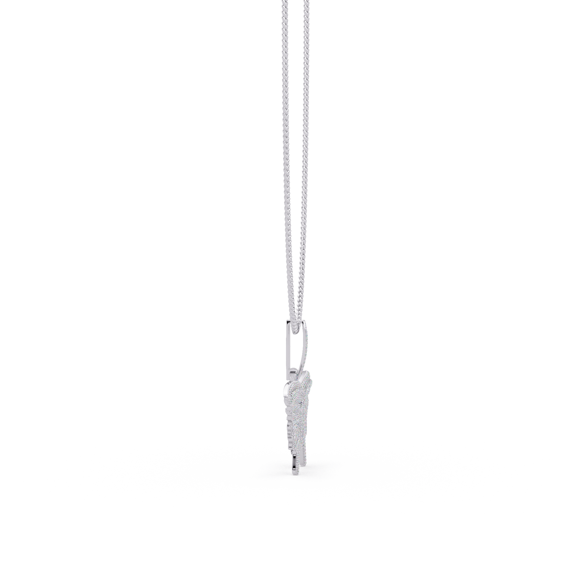 Butterfly VVS Moissanite Diamond Pendant Necklace