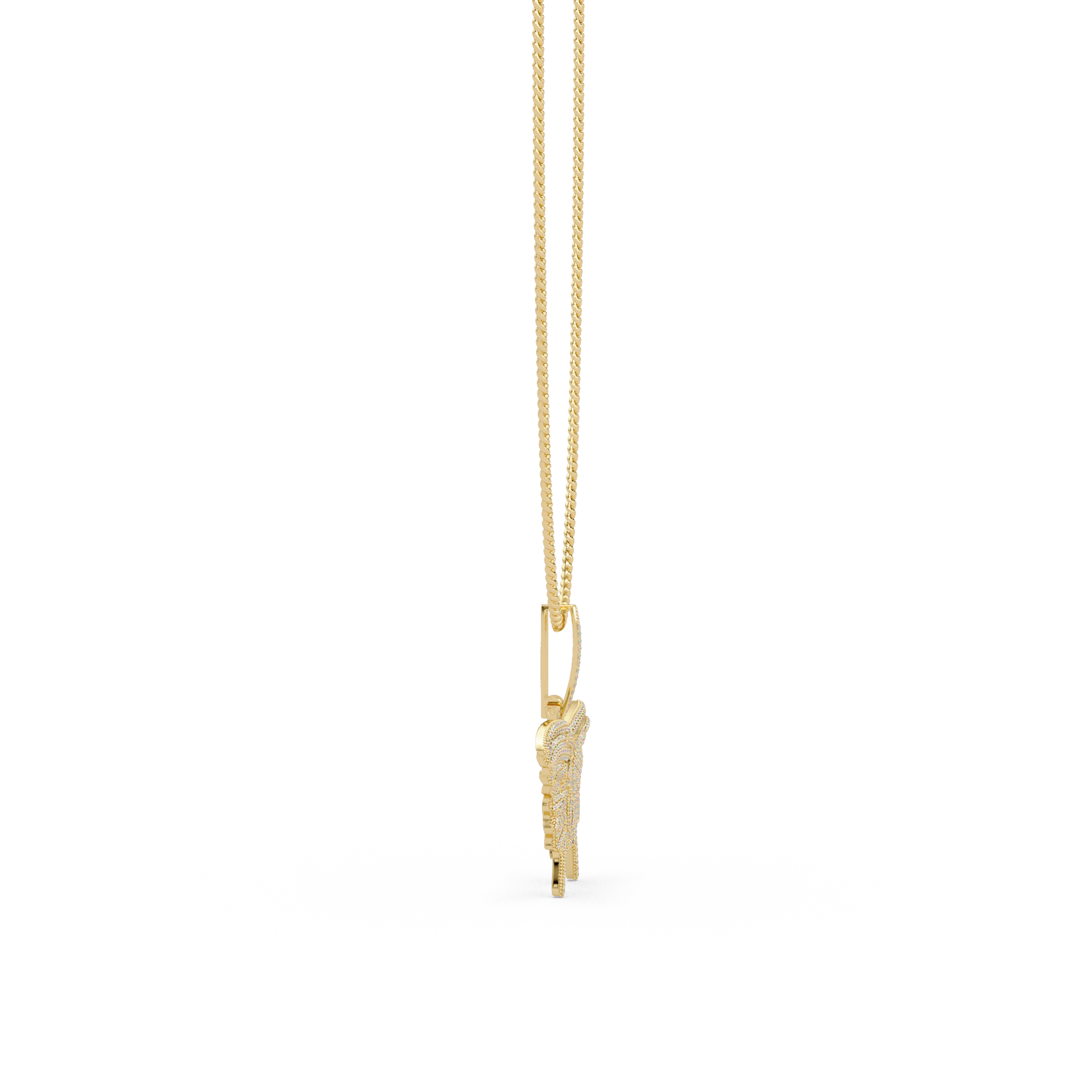 Butterfly VVS Moissanite Diamond Pendant Necklace