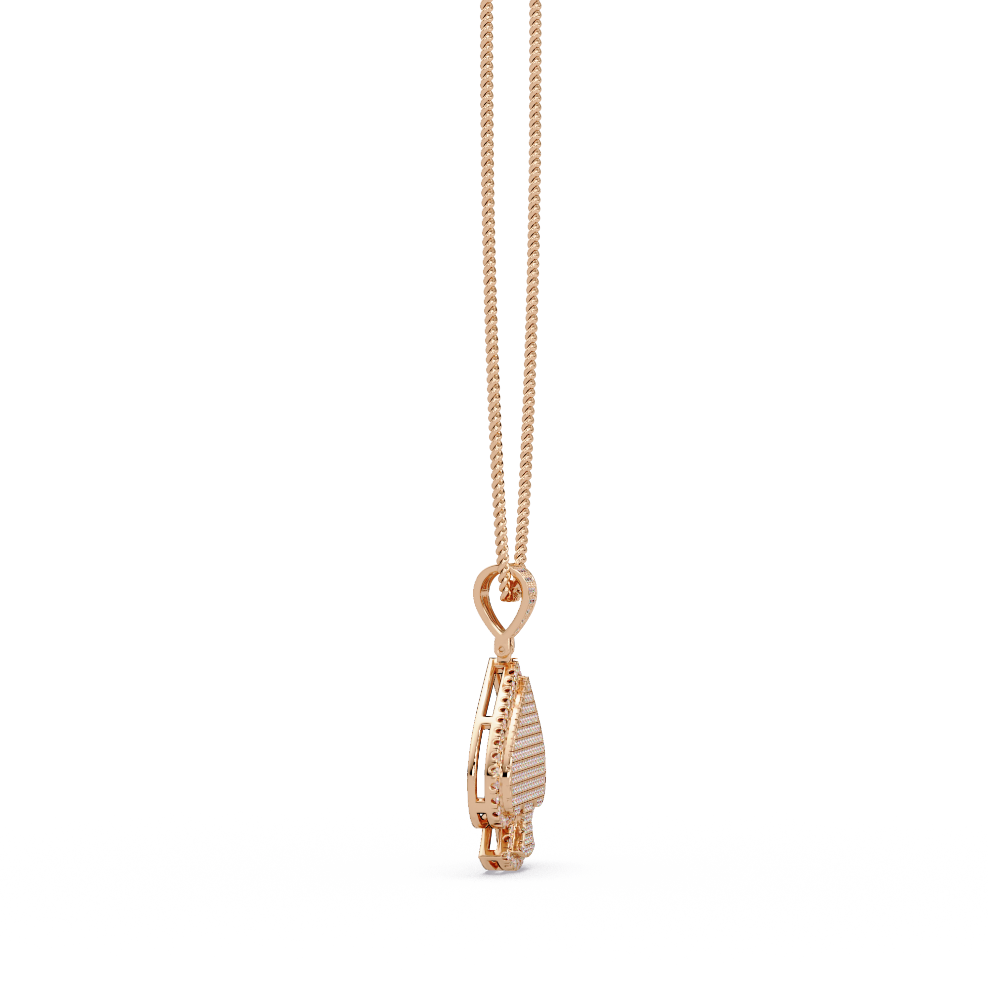 Ace of Spades VVS Moissanite Diamond Luxury Pendant
