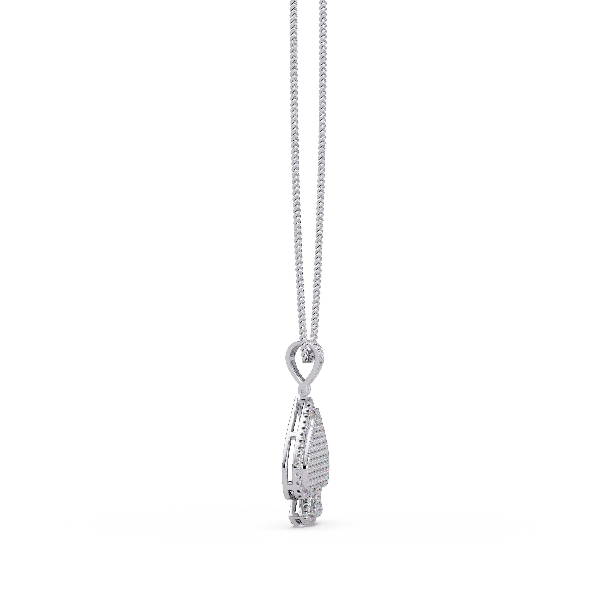 Ace of Spades VVS Moissanite Diamond Luxury Pendant