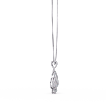 Ace of Spades VVS Moissanite Diamond Luxury Pendant