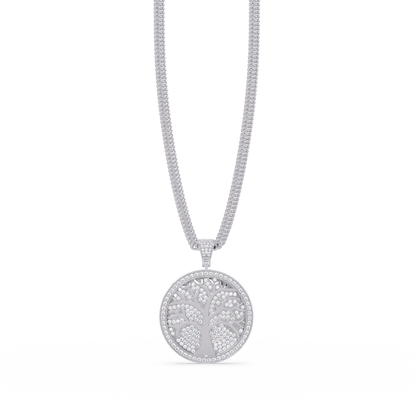 Tree of Life VVS Moissanite Diamond Custom Design Pendant