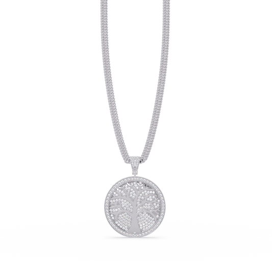 Tree of Life VVS Moissanite Diamond Custom Design Pendant