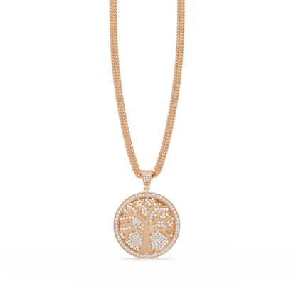 Tree of Life VVS Moissanite Diamond Custom Design Pendant