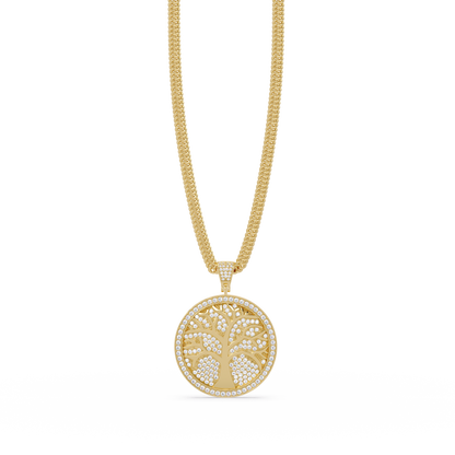 Tree of Life VVS Moissanite Diamond Custom Design Pendant