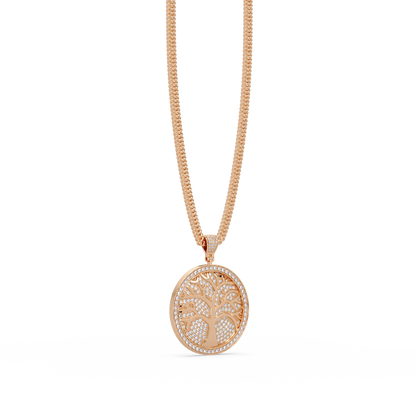 Tree of Life VVS Moissanite Diamond Custom Design Pendant