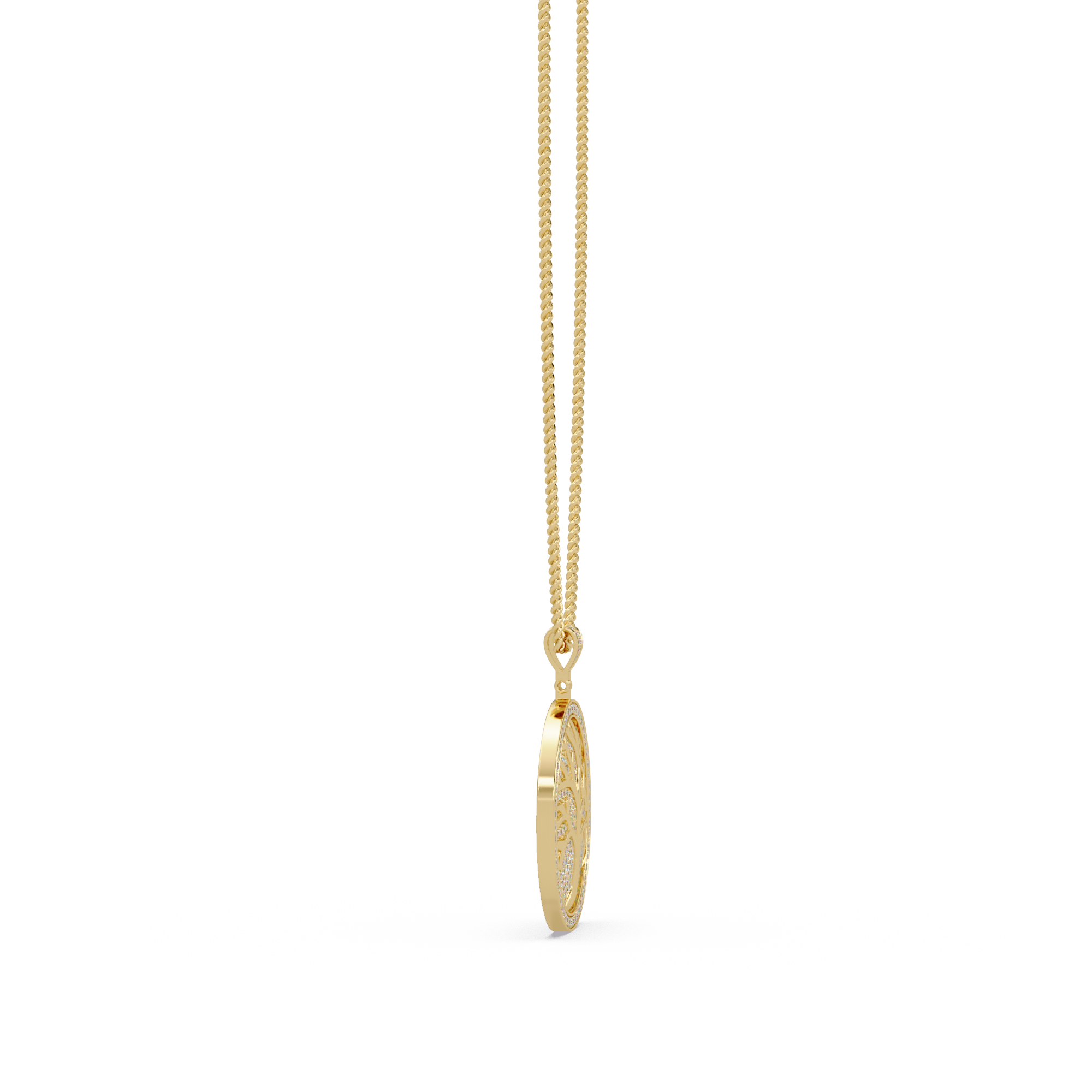 Tree of Life VVS Moissanite Diamond Custom Design Pendant