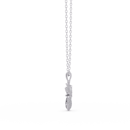 Queen Bee VVS Moissanite Diamond Pendant | Nature Inspired Jewelry