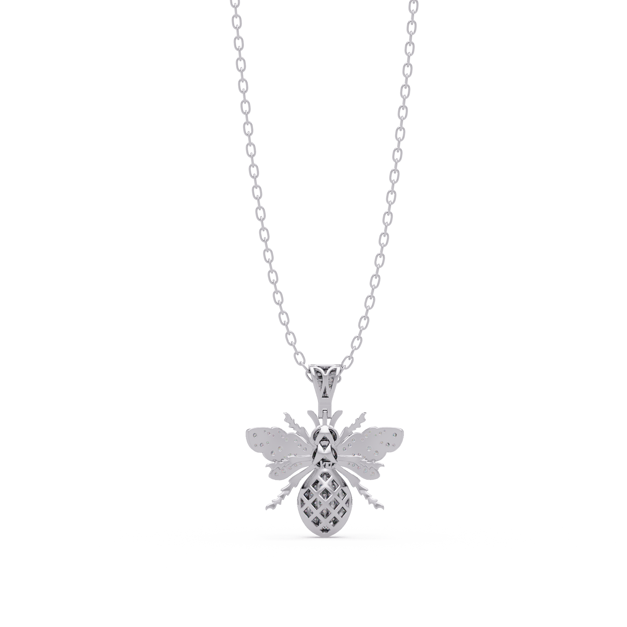 Queen Bee VVS Moissanite Diamond Pendant | Nature Inspired Jewelry