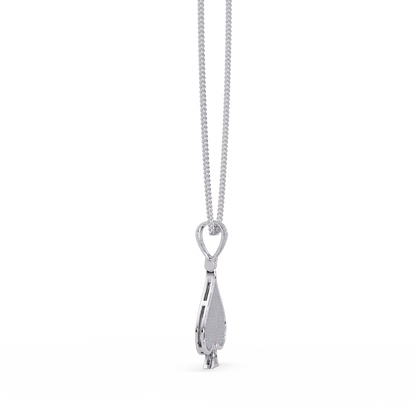 Ace of Spades VVS Moissanite Diamond Pendant Iced Out Diamond Card Symbol Jewelry
