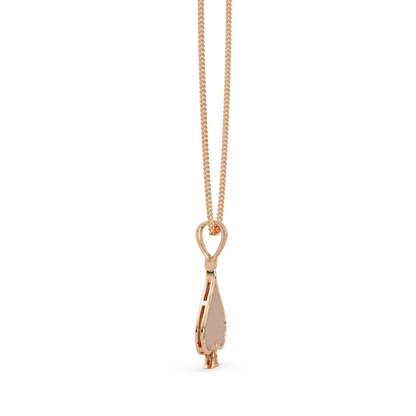 Ace of Spades VVS Moissanite Diamond Pendant Iced Out Diamond Card Symbol Jewelry