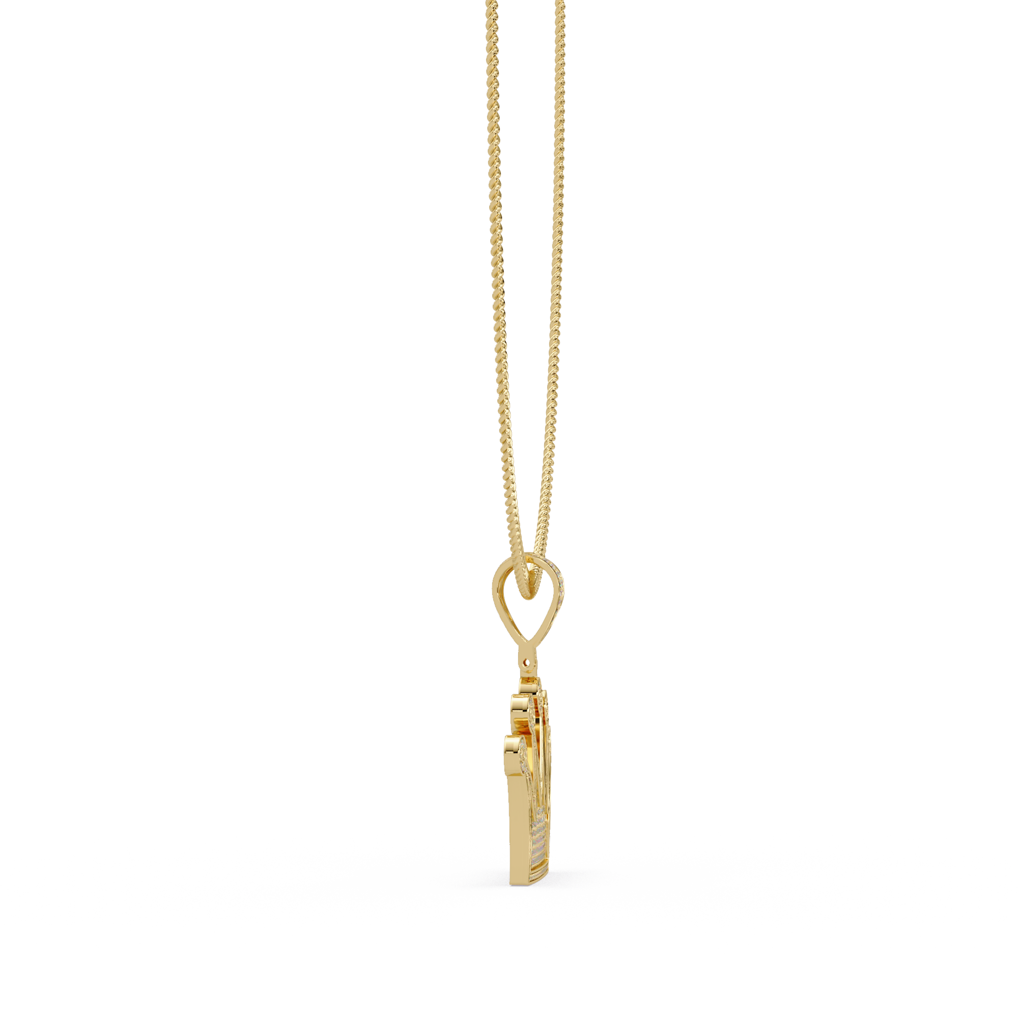 Royal Crown VVS Moissanite Diamond Pendant Iced Out King & Queen Jewelry