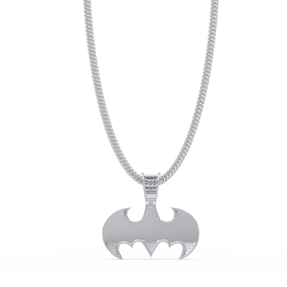 Batman Emblem VVS Moissanite Pendant Hip-Hop Jewelry