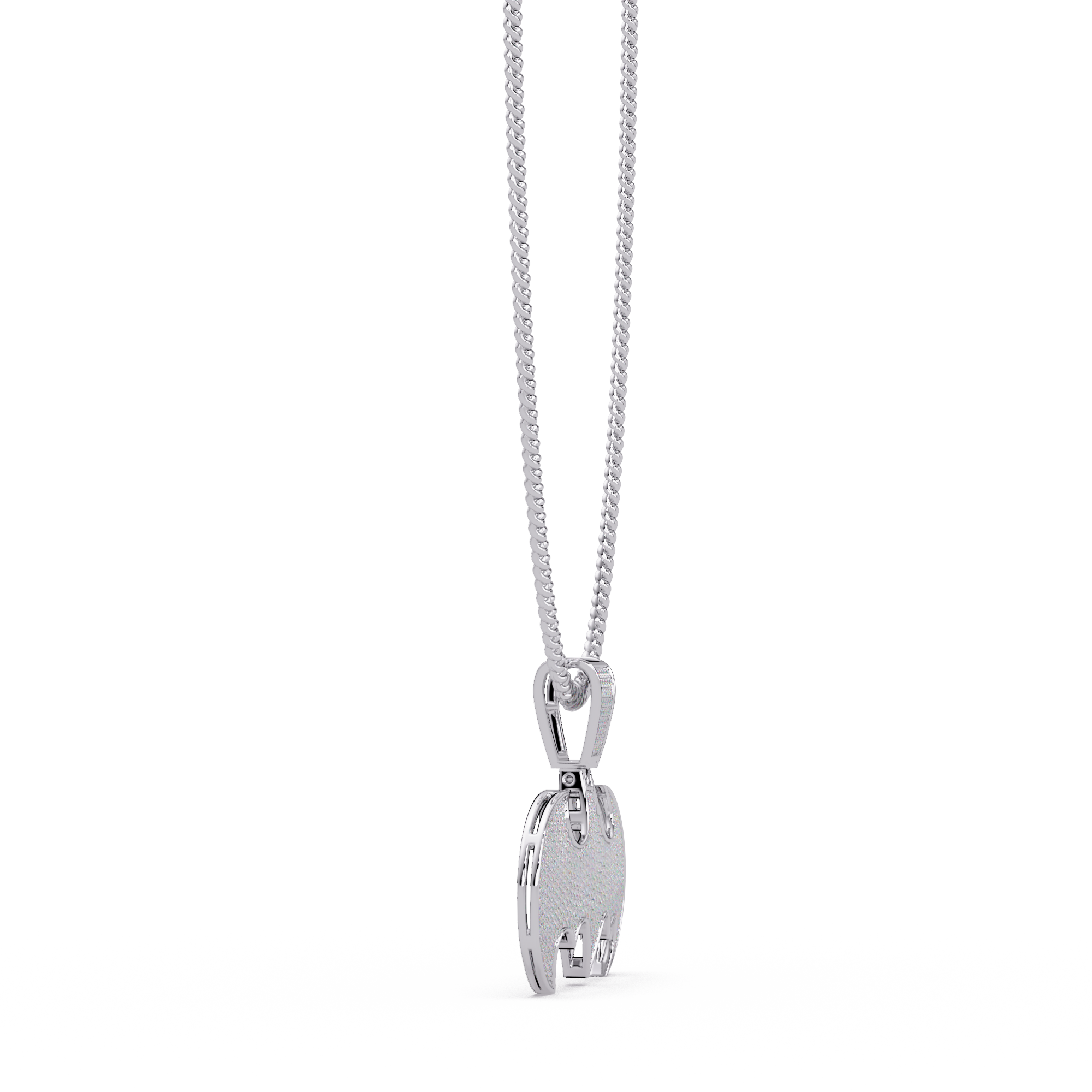 Batman Emblem VVS Moissanite Pendant Hip-Hop Jewelry