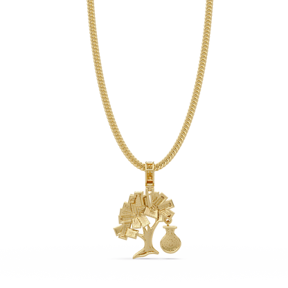 Luxury Tree of Life Pendant – 925 Silver with VVS Moissanite Diamonds