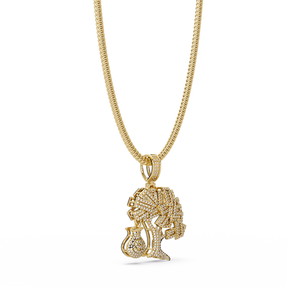 Luxury Tree of Life Pendant – 925 Silver with VVS Moissanite Diamonds