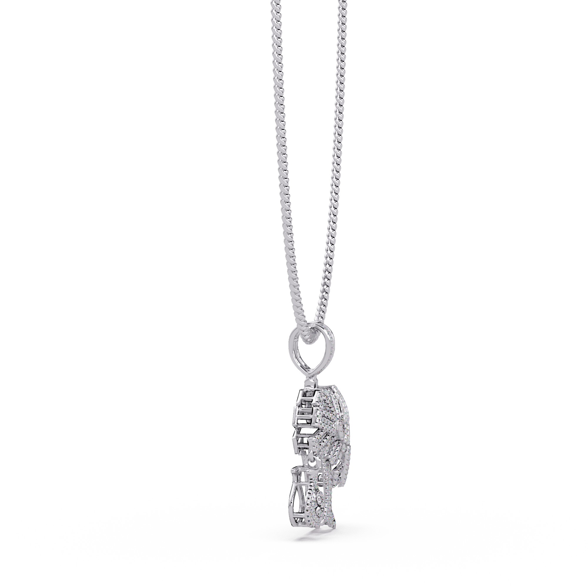 Luxury Tree of Life Pendant – 925 Silver with VVS Moissanite Diamonds