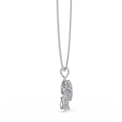 Luxury Tree of Life Pendant – 925 Silver with VVS Moissanite Diamonds