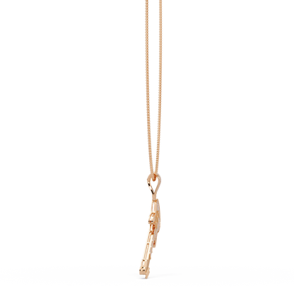 Premium Guitar Pendant VVS Moissanite Diamonds Hip-Hop Jewelry