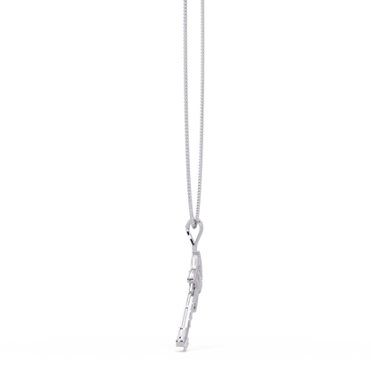 Premium Guitar Pendant VVS Moissanite Diamonds Hip-Hop Jewelry