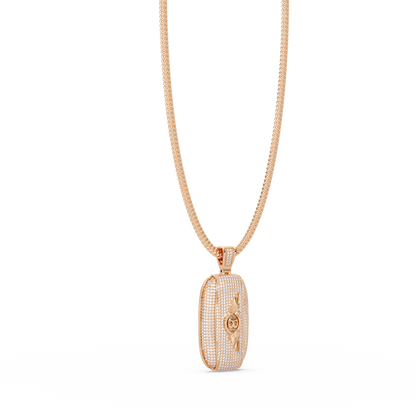 Luxury Bentley Wings Pendant  VVS Moissanite Iced Out Piece