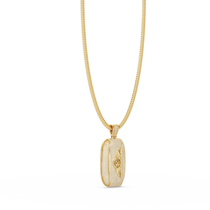 Luxury Bentley Wings Pendant  VVS Moissanite Iced Out Piece