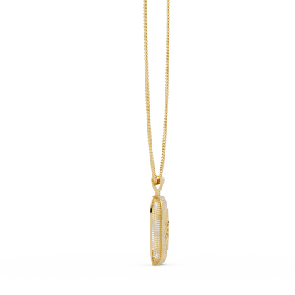 Luxury Bentley Wings Pendant  VVS Moissanite Iced Out Piece