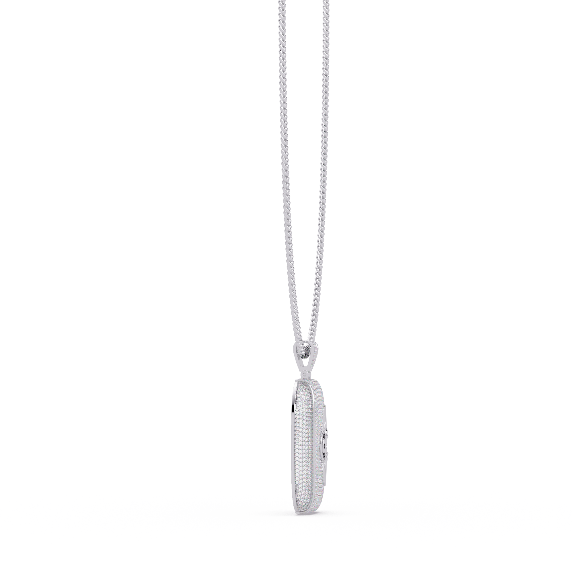 Luxury Bentley Wings Pendant  VVS Moissanite Iced Out Piece