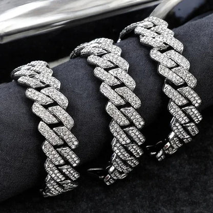 Miami Cuban Link Shiny Moissanite VVS Diamond Iced Out Chain
