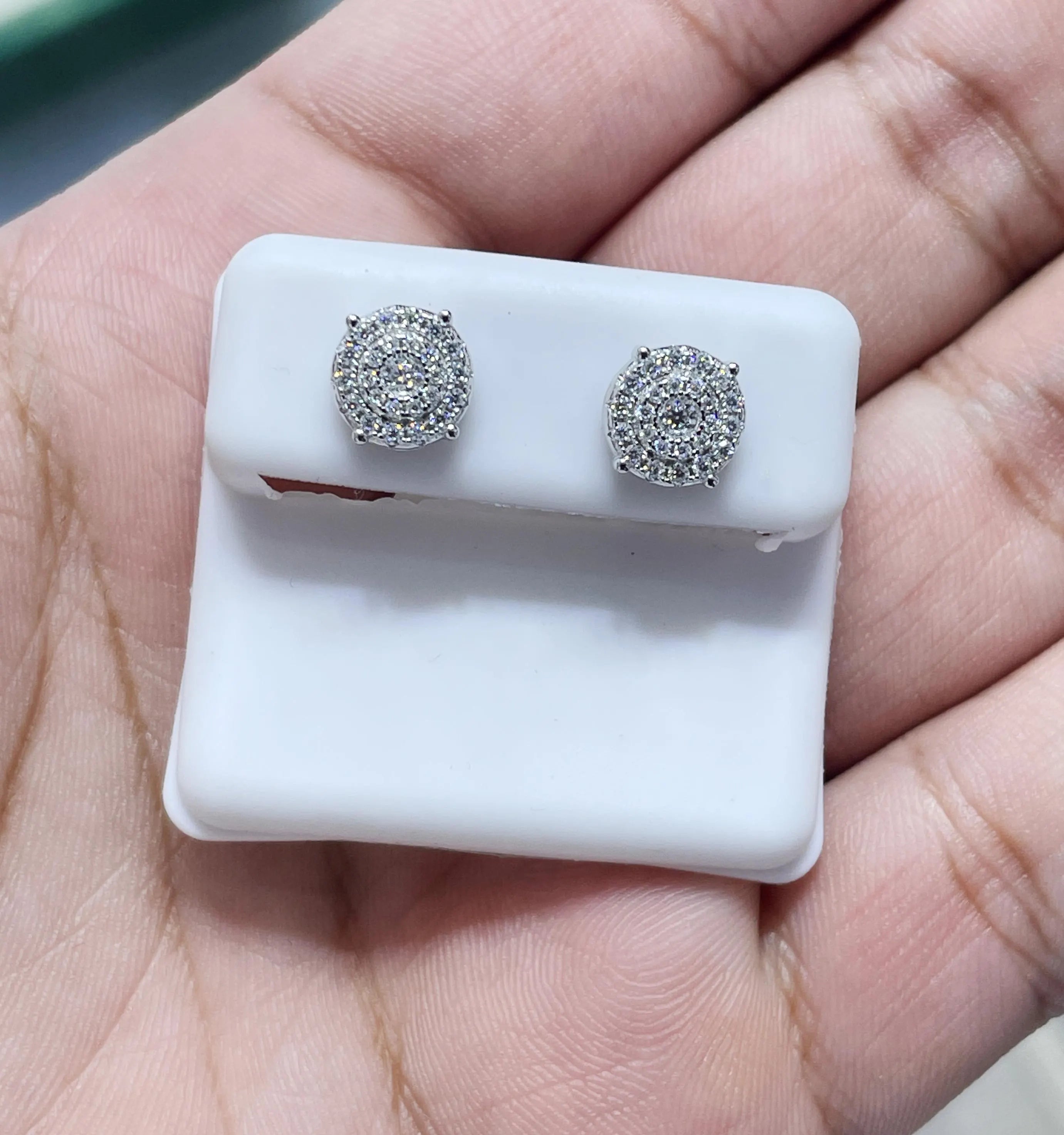 Moissanite Earrings 013