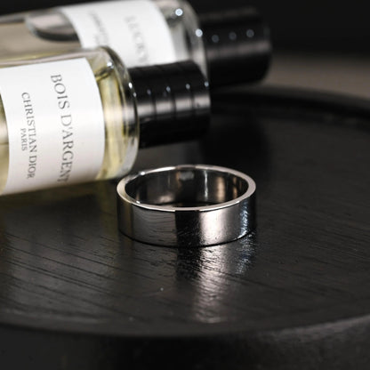 Solid Gold Plain Wedding Band, Wedding Ring, Matching Band, 6mm Wide Ring, Anniversary Gift Birthday Gift Valentine's Day Gift for Women Men