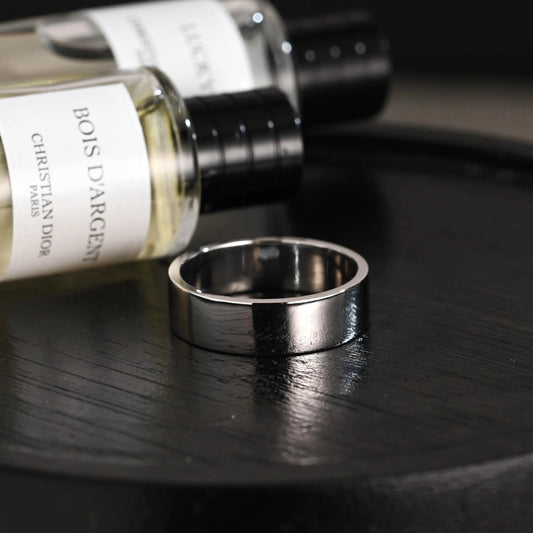 Solid Gold Plain Wedding Band, Wedding Ring, Matching Band, 6mm Wide Ring, Anniversary Gift Birthday Gift Valentine's Day Gift for Women Men