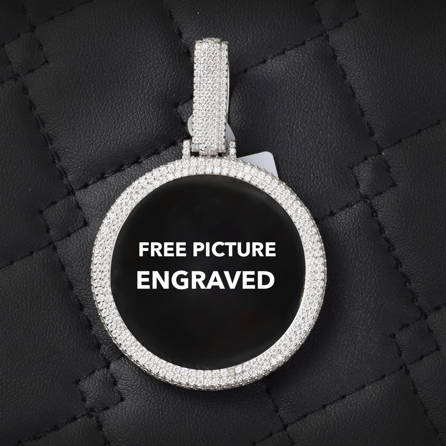 Moissanite Pendant 091