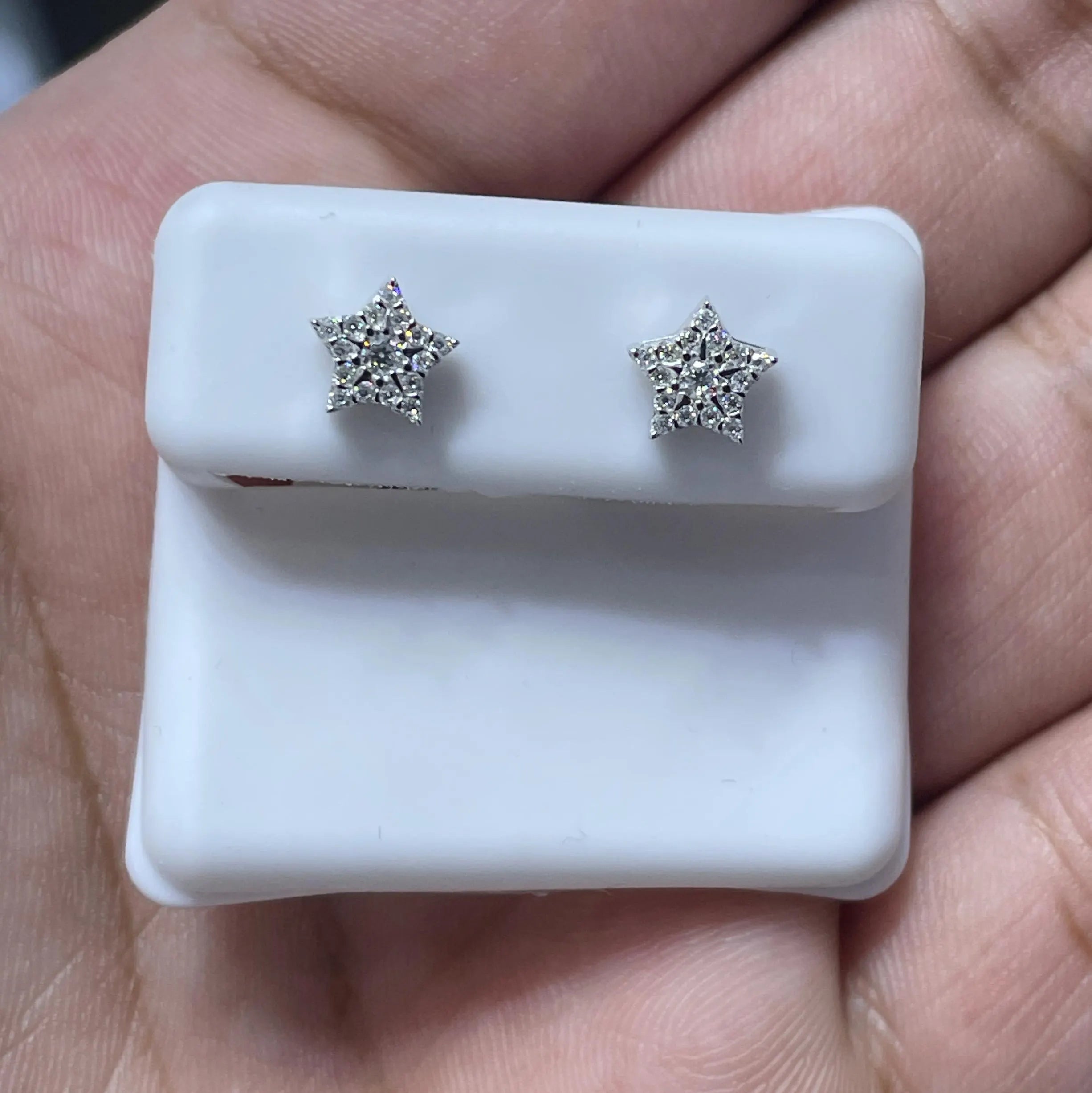Moissanite Earrings 049