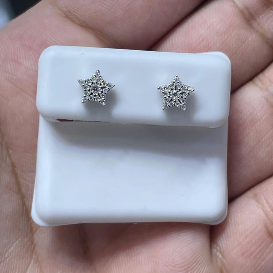 Moissanite Earrings 049
