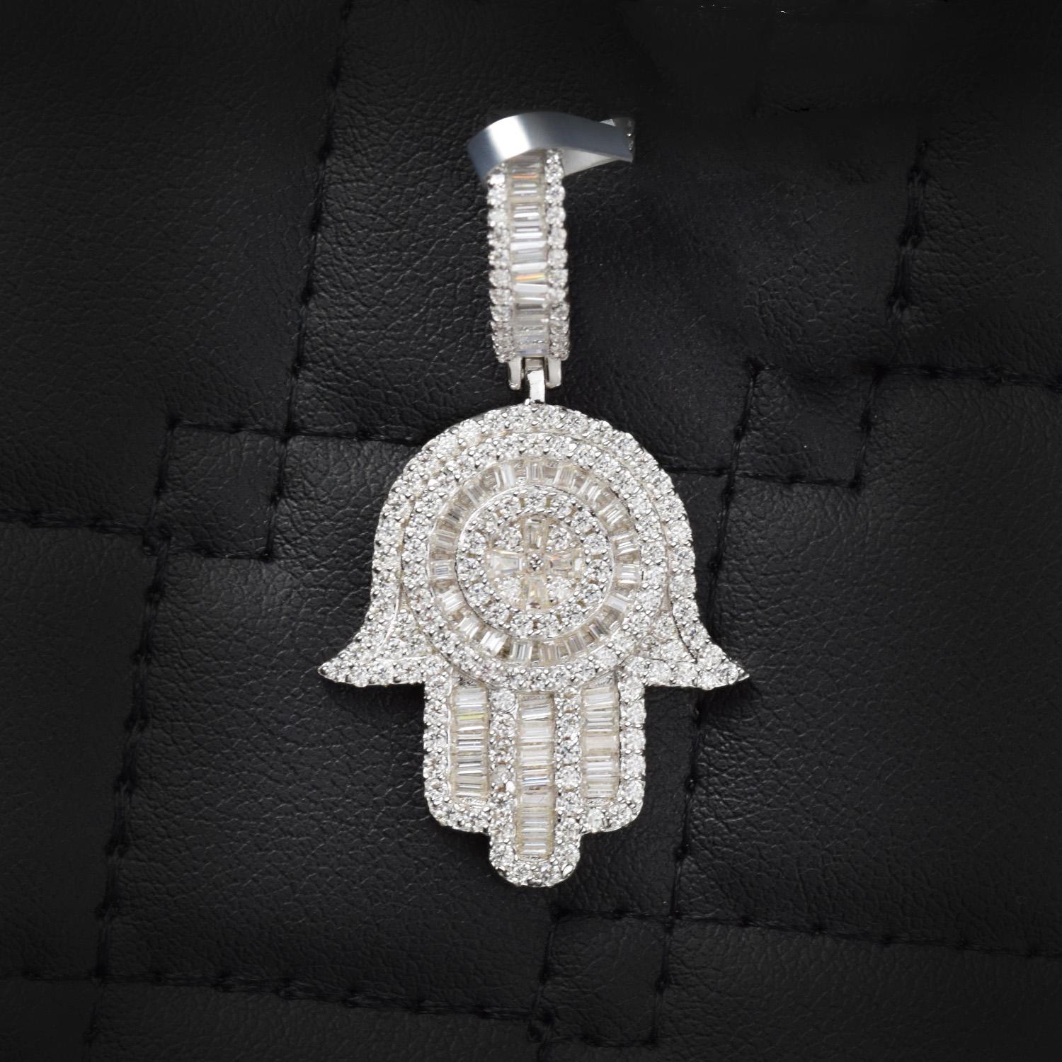 Moissanite Pendant 026