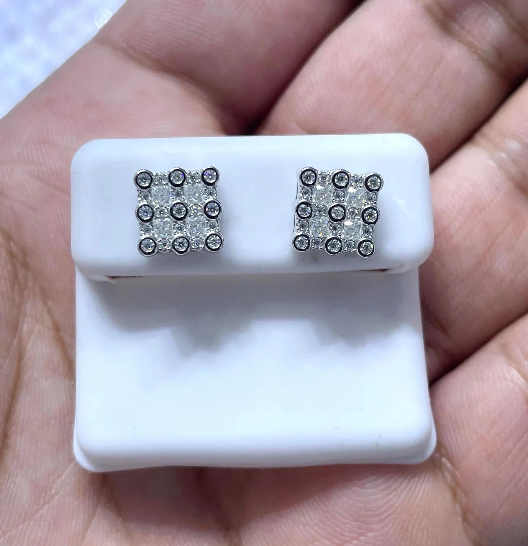 Moissanite Earrings 055