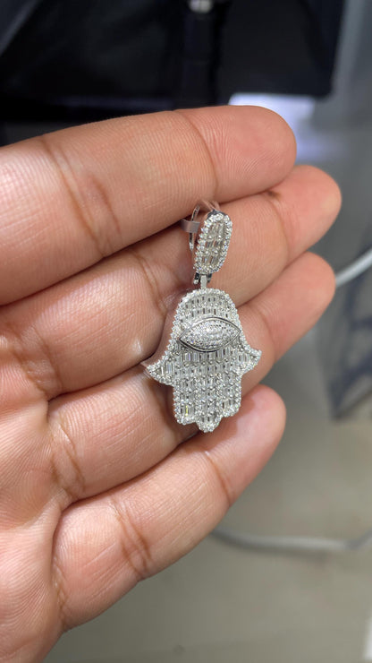 Moissanite Pendant 093