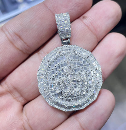 Moissanite Pendant 032