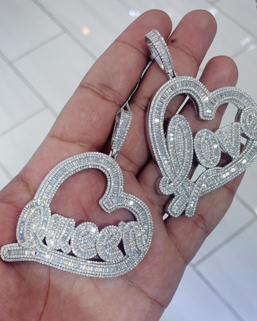 Moissanite Pendant 092